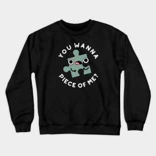 Jiggy Saw Cute Dancing Jigsaw Puzzle Pun Crewneck Sweatshirt